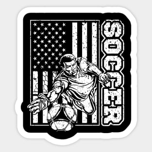 US Team Soccer Goalie Sticker